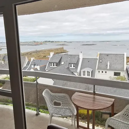 T1 Vue Et Ile De Batz, 2 Min A Pied De La Plage, * Roscoff